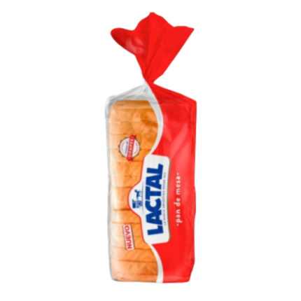 PAN REBANADO BLANCO LACTAL x 350 GR