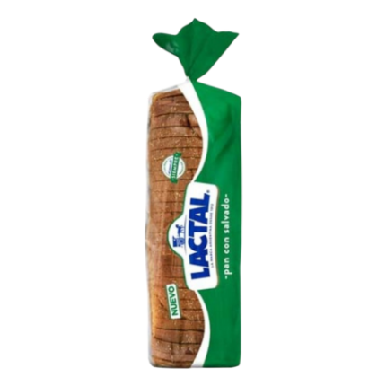 PAN REBANADO NEGRO FAMILIAR LACTAL x 500 GR